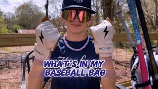 WHATS IN MY BASEBALL BAG??⚾️