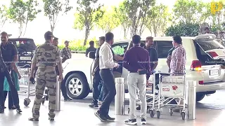 Salman Khan | Kriti Sanon | Nushrratt Bharuccha | Spotted at Mumbai Airport