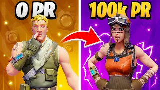 0 vs 100k PR Fortnite Player!