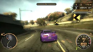 Need For Speed Most Wanted 2005 Black Edition | TOYOTA Supra v/s Earl's MITSUBISHI Evolution VIII