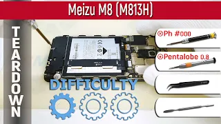 Meizu M8 M813H 📱 Teardown Take apart Tutorial