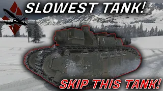 2C Bis! Average Player Takes the Slowest Tank in War Thunder! SKIP THIS TANK! (War Thunder)