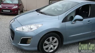 PEUGEOT 308 1 6 HDI 5 DOOR 2012 MODEL