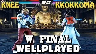 Knee (Steve) Vs Kkokkoma (Kazumi) - W. Final - Tekken 7 World Tour