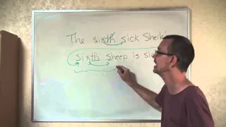 Q&A: Tongue Twister: The sixth sick sheik's sixth sheep is sick... ugh!