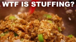 What is Thanksgiving stuffing, and why is it also 'dressing'?