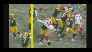 CRUCIAL blocked punt by 49ers, who get a TD to tie it against Packers after the block!