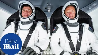 First look at NASA astronauts before SpaceX rocket launch