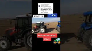 Erkunt 110 Newholland 100 çekişme