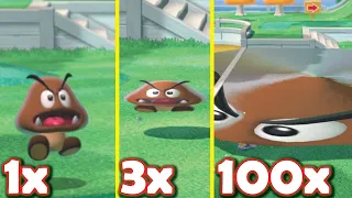 What if all Mario enemies got flatter? (Super Mario 3D World + Bowser's Fury modding) [PANCAKE MODE]