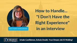 Experience doesn't match job description exactly? Apply anyway! Here's why!