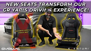 Fixing the worst thing about our GR Yaris - Cobra Nogaro Seat Kit - Factory Tour + Driving Review