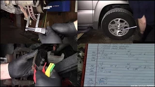 2004 Chevy Tahoe brake inspection (inspection only - NO repairs shown)