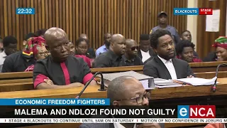 Malema and Ndlozi found not guilty of common assault