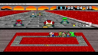 Super Mario Kart Universe 2 Longplay Walkthrogh SNES