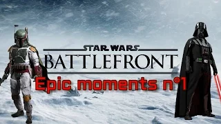 Star wars Battlefront epic moments n°1 (Insane explosive kills ! )