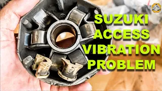 Suzuki Access Rollers and Pulley Rubber Replace | English