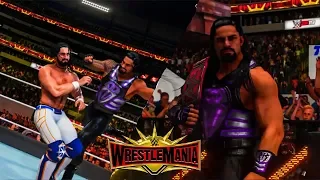 WWE 2K19 Custom Story - Roman Reigns TURNS HEEL At WrestleMania 35! (Seth Rollins vs Brock Lesnar)