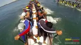 Triton Dragon Boat Racing Team during the 1st Davao Dragon Boat Festival 2014