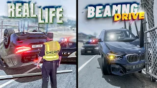 Realistic Car Crashes | Real Life on [BeamNG.Drive] #27