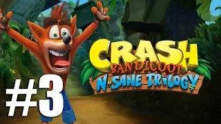 Прохождение Crash Bandicoot N. Sane Trilogy (PC) #3 - Третий остров [CB1]