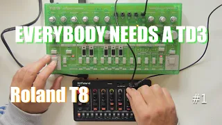 Roland T8 & Behringer TD3 -Everybody needs a TD3