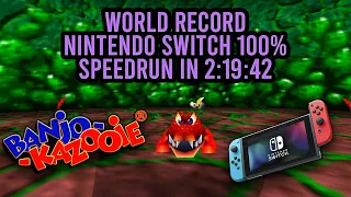 (Outdated WR) Banjo-Kazooie (Switch) 100% Speedrun in 2:19:42