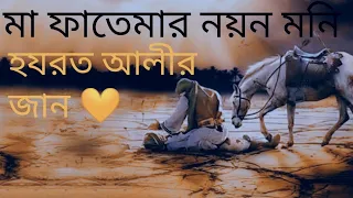 মা ফাতেমার নয়ন মনি হযরত আলীর জান। ♥️♥️MA FATAMER NOYON MONI HOZROT ALLIR JAN ♥️♥️