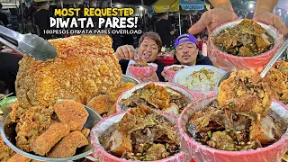 100Pesos DIWATA PARES OVERLOAD! MOST REQUESTED w/ LECHON KAWALI and CHICHARON BULAKLAK!