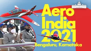 President Kovind witnesses air show at Aero India 2021 in Bengaluru, Karnataka