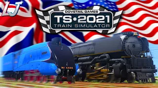 Train Simulator 2021 - Mallard VS UP Challenger [UK vs USA Race]