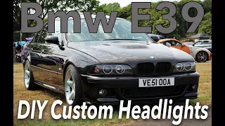 DIY CUSTOM BMW E39 HEADLIGHTS!!