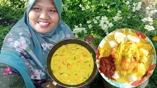 cara buat kuah lontong  mudah by kak nur @tip agar makanan tak basi