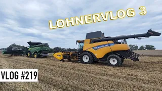 Vlog #219 Mit John Deere X9 und Claas Trion auf einem Feld!