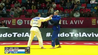 Grand Slam Tel-Aviv 2023. Day 1. 57 kg. 1/2. DEGUCHI Christa (CAN) - BILODID Daria (UKR)