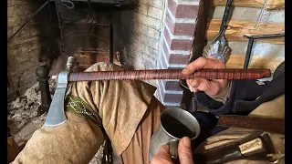 Finishing the Pipe Tomahawk | 1700's | HISTORY | BLACKSMITHING |