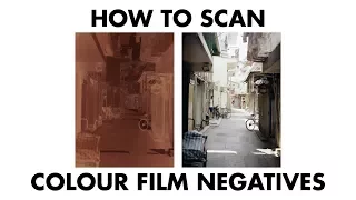 How To Scan Colour Film Negatives