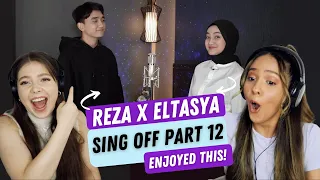 REZA X ELTASYA NATASHA - SING-OFF WORLD CUP PART 12 (Dreamers, Made You Look, Sang Dewi)| REACTION!!