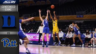 Duke vs. Pittsburgh Condensed Game | 2021-22 ACC Women’s Basketball