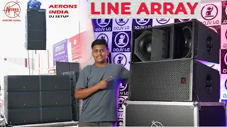 ऐसा Line Array नहीं देखा होगा।Dj Expo मैं सबकी बजा दी इसने Aerons India लाइन ऐरे।