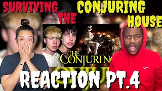 WE DID A Surviving The Conjuring House PT 4: The Exorcism REACTION | RAE AND JAE REACTS