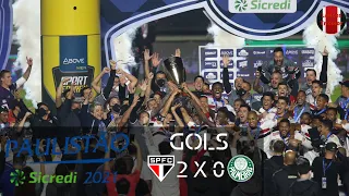 Gols + Minutos Finais - São Paulo 2x0 Palmeiras - Final Paulistão 2021