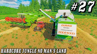 Harvesting 25Ha of Canola & Wheat on "Hardcore Jungle No Man's Land"