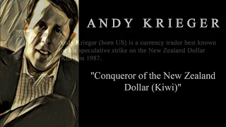 Andy Krieger – Conqueror of the New Zealand Dollar (Kiwi)