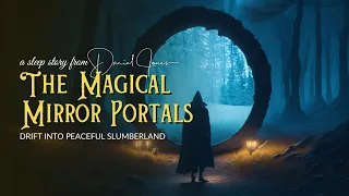 THE MAGICAL MIRROR PORTALS Long Sleep Story for Grown Ups | Storytelling and Rain