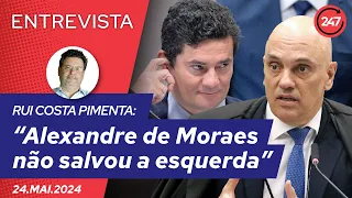 "Alexandre de Moraes não salvou a esquerda", diz Rui Costa Pimenta