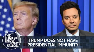 Trump Does Not Have Presidential Immunity According to Federal Appeals Court | The Tonight Show