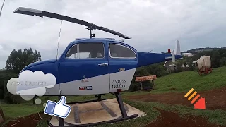 Virmondense constrói o Helifusca Sobrevoando um pouco do Virmond e testando o Helifusca!!