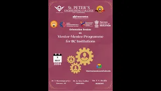 ORIENTATION SESSION ON MENTOR-MENTEE PROGRAMME FOR IIC INSTITUTIONS