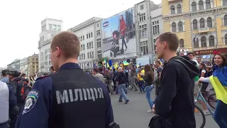 Марш фанатов Металлиста. Харьков, 27 апреля 2014 года